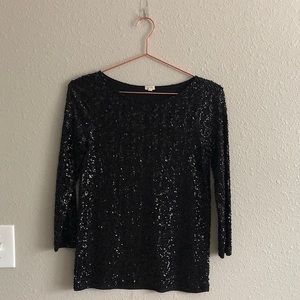 💎 J.Crew Factory sequin top